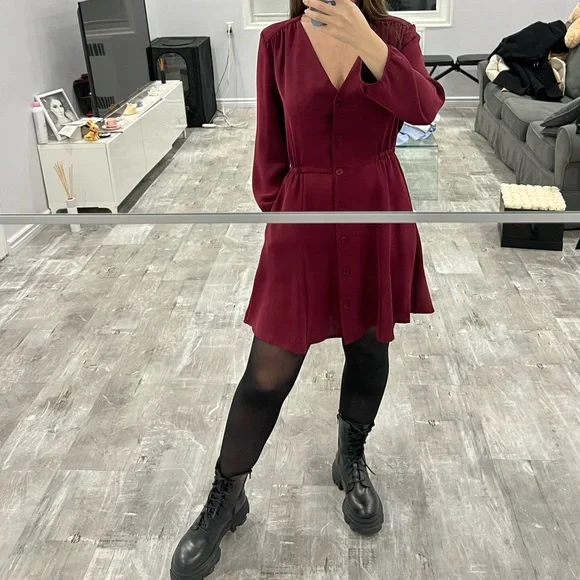 Aritzia Dresses | Aritzia Babaton Beautiful Burgundy Dress | Color: Red | Size: S | Olyaluk's Closet Aritzia Dresses | Aritzia Babaton Beautiful Burgundy Dress | Color: Red | Size: S | Olyaluk's Closet